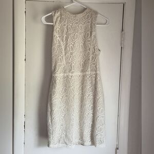 Cream Lace dress, size S/M